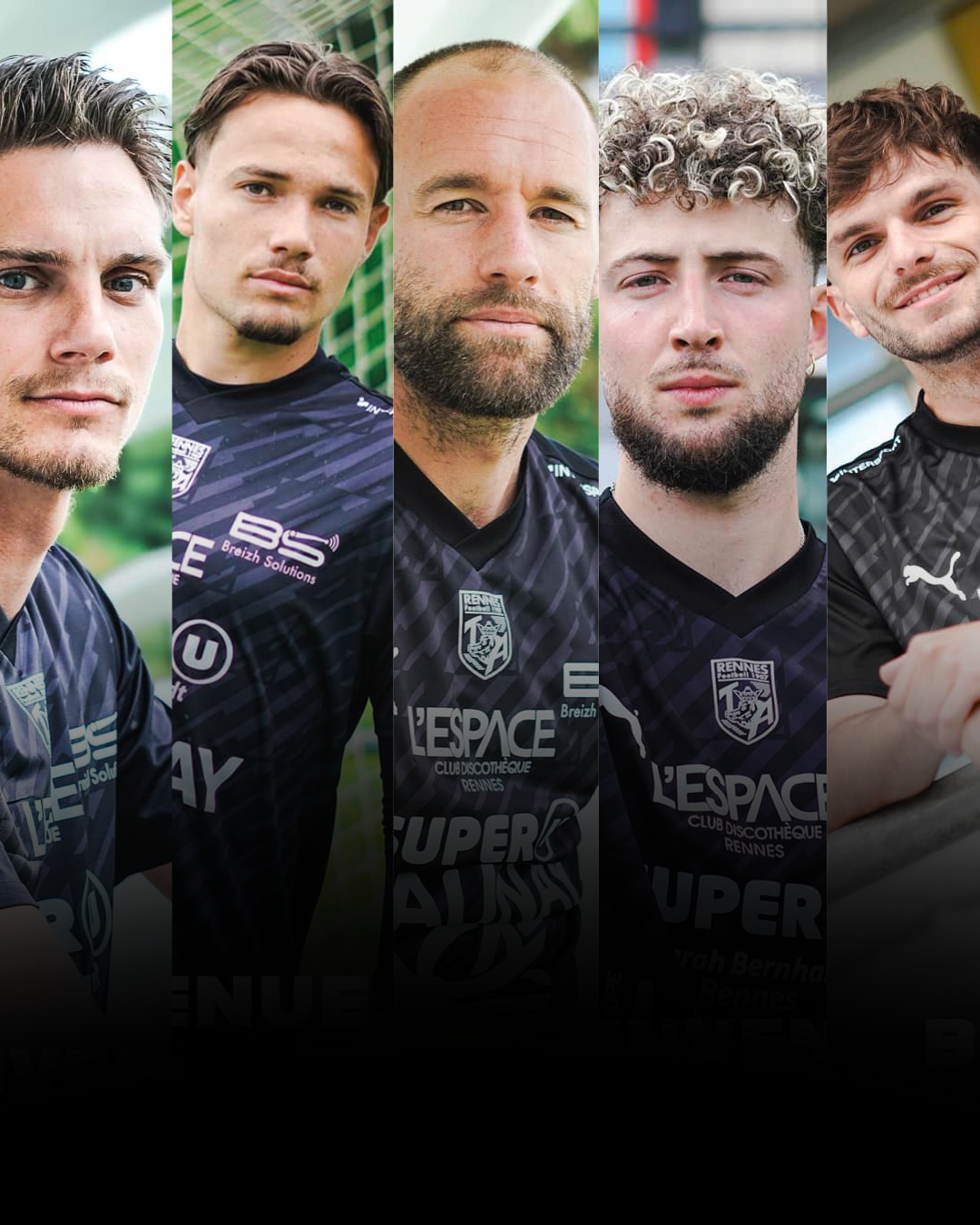 Cinq nouveaux visages au sein de l’équipe fanion